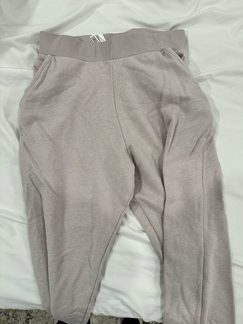 Victoria’s Secret Beige Lightweight Knit Joggers